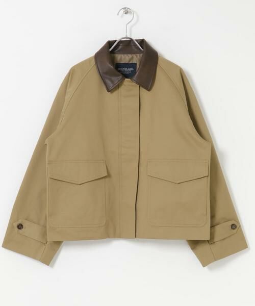 Sonny Label / サニーレーベル その他アウター | 異素材衿ショートジャケット | 詳細17