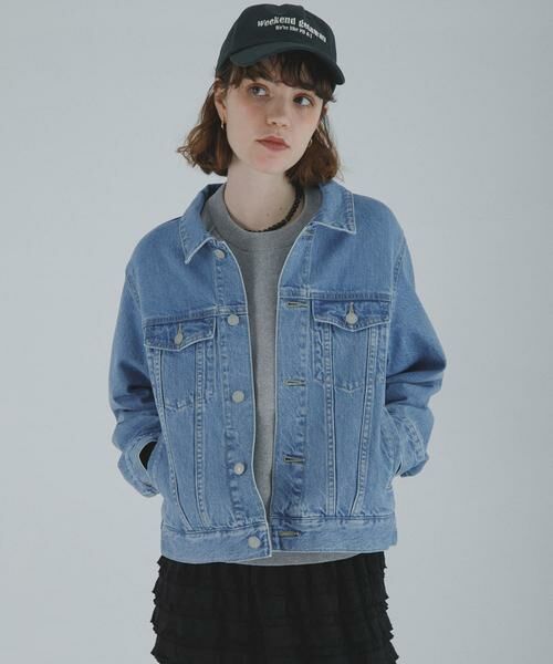 Sonny Label / サニーレーベル Gジャン・デニムジャケット | オーセンティックデニムショートジャケット（ライトインディゴブル）