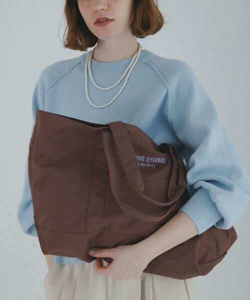 Sonny Label / サニーレーベル トートバッグ | WEEKEND GETAWAY TOTEBAG（ブラウン）