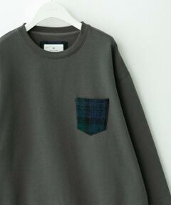 Sonny Label / サニーレーベル スウェット | HARRIS TWEEDポケットスウェットプルオーバー