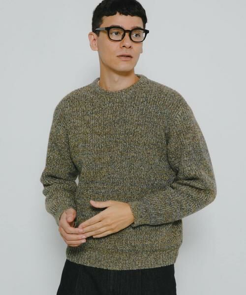 Sonny Label / サニーレーベル ニット・セーター | ミックスカラーニットプルオーバー | 詳細1