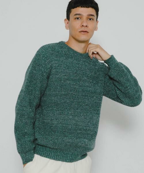 Sonny Label / サニーレーベル ニット・セーター | ミックスカラーニットプルオーバー | 詳細12