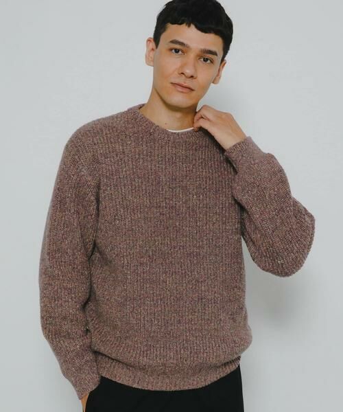 Sonny Label / サニーレーベル ニット・セーター | ミックスカラーニットプルオーバー(ピンク系その他)