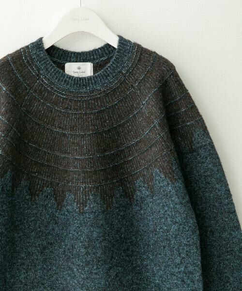 Sonny Label / サニーレーベル ニット・セーター | フェアアイル柄ニットプルオーバー | 詳細11