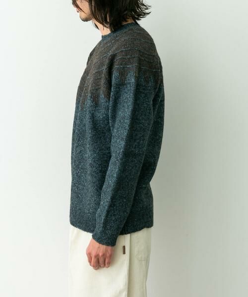 Sonny Label / サニーレーベル ニット・セーター | フェアアイル柄ニットプルオーバー | 詳細13