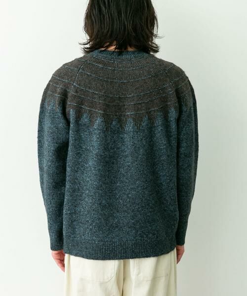 Sonny Label / サニーレーベル ニット・セーター | フェアアイル柄ニットプルオーバー | 詳細14