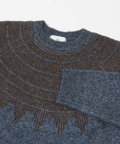 Sonny Label / サニーレーベル ニット・セーター | フェアアイル柄ニットプルオーバー | 詳細17
