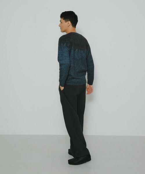 Sonny Label / サニーレーベル ニット・セーター | フェアアイル柄ニットプルオーバー | 詳細6