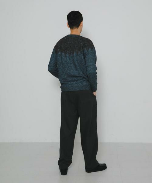 Sonny Label / サニーレーベル ニット・セーター | フェアアイル柄ニットプルオーバー | 詳細7