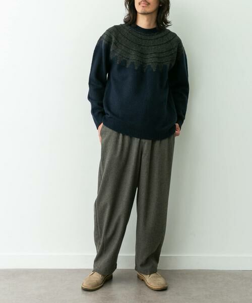 Sonny Label / サニーレーベル ニット・セーター | フェアアイル柄ニットプルオーバー | 詳細27