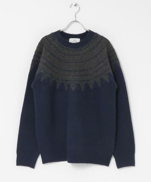 Sonny Label / サニーレーベル ニット・セーター | フェアアイル柄ニットプルオーバー | 詳細29