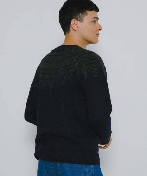 Sonny Label / サニーレーベル ニット・セーター | フェアアイル柄ニットプルオーバー | 詳細21