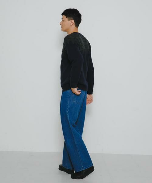 Sonny Label / サニーレーベル ニット・セーター | フェアアイル柄ニットプルオーバー | 詳細23