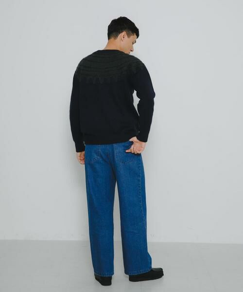 Sonny Label / サニーレーベル ニット・セーター | フェアアイル柄ニットプルオーバー | 詳細24