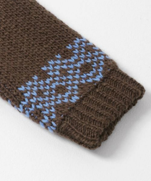 Sonny Label / サニーレーベル ニット・セーター | ジャガードジップアップニット | 詳細13