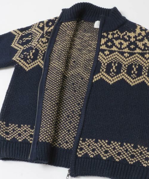 Sonny Label / サニーレーベル ニット・セーター | ジャガードジップアップニット | 詳細26