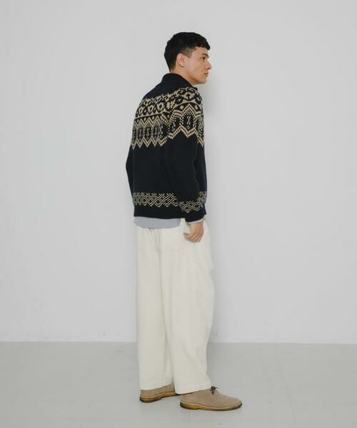 Sonny Label / サニーレーベル ニット・セーター | ジャガードジップアップニット | 詳細22