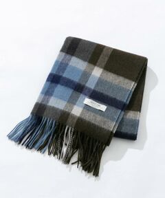 Sonny Label / サニーレーベル マフラー・ショール・スヌード・ストール | ウールカシミヤチェックワイドマフラー