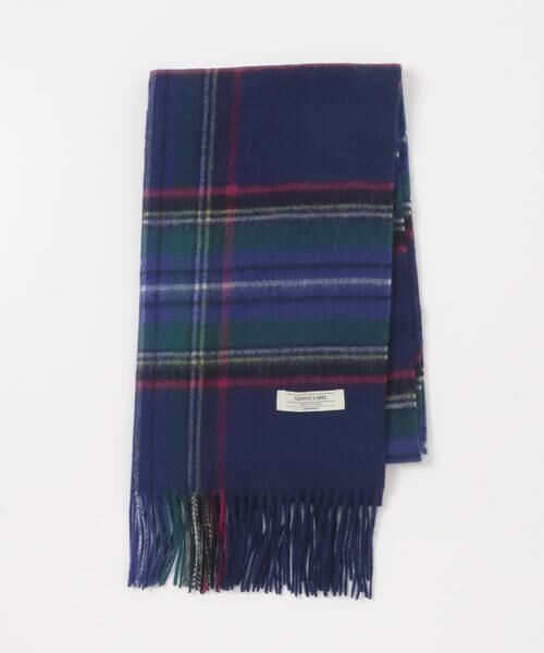 Sonny Label / サニーレーベル マフラー・ショール・スヌード・ストール | ウールカシミヤチェックワイドマフラー | 詳細3