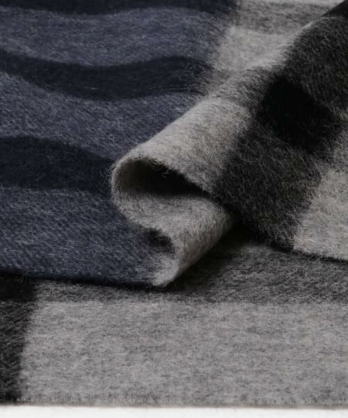 Sonny Label / サニーレーベル マフラー・ショール・スヌード・ストール | ウールカシミヤチェックワイドマフラー | 詳細7