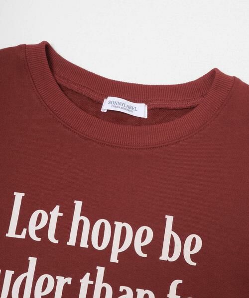 Sonny Label / サニーレーベル スウェット | メッセージロゴスウェットプルオーバー | 詳細9
