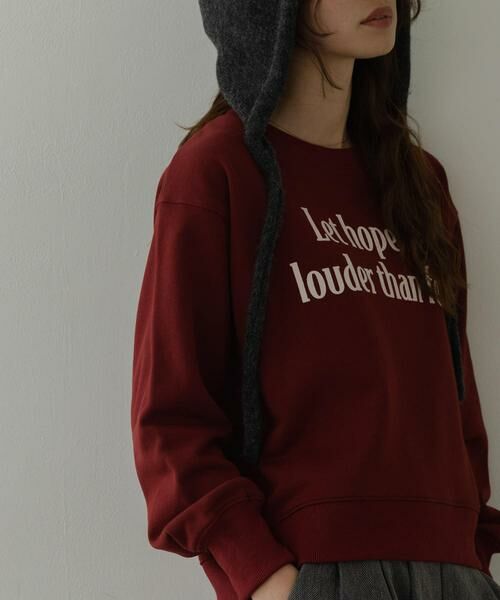 Sonny Label / サニーレーベル スウェット | メッセージロゴスウェットプルオーバー（ブラウン系その他）