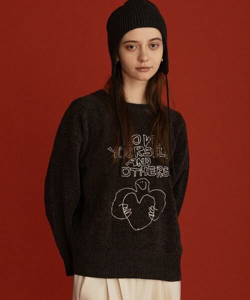 Sonny Label / サニーレーベル ニット・セーター | オガワナツミ コラボモールヤーンニット | 詳細9