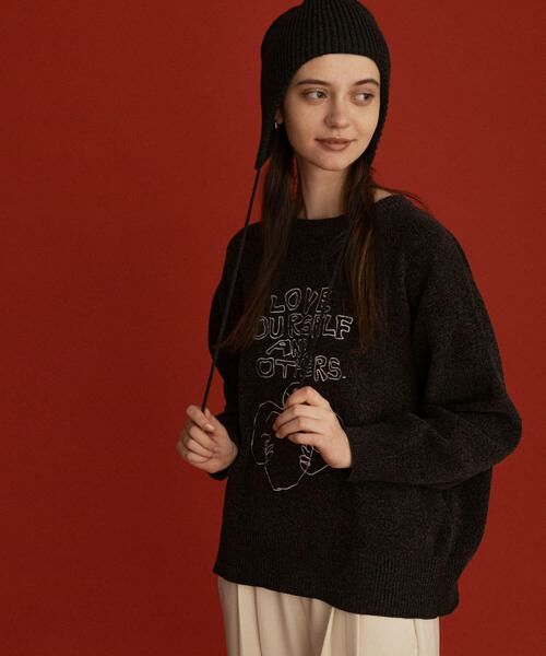 Sonny Label / サニーレーベル ニット・セーター | オガワナツミ コラボモールヤーンニット | 詳細11