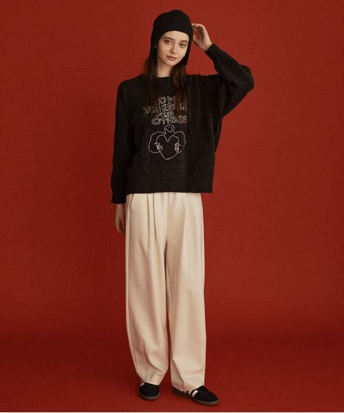 Sonny Label / サニーレーベル ニット・セーター | オガワナツミ コラボモールヤーンニット | 詳細13