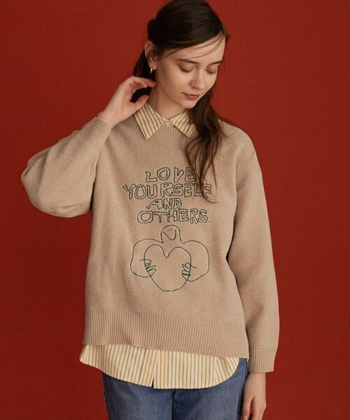Sonny Label / サニーレーベル ニット・セーター | オガワナツミ コラボモールヤーンニット | 詳細23