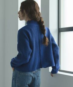 Sonny Label / サニーレーベル ニット・セーター | 畦切替えニットプルオーバー