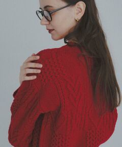 Sonny Label / サニーレーベル ニット・セーター | パッチワークハートケーブルニット