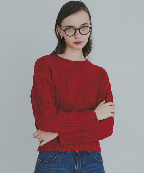 Sonny Label / サニーレーベル ニット・セーター | パッチワークハートケーブルニット | 詳細2