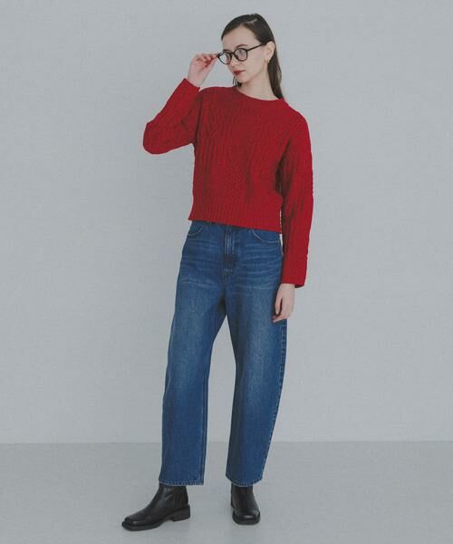 Sonny Label / サニーレーベル ニット・セーター | パッチワークハートケーブルニット | 詳細5