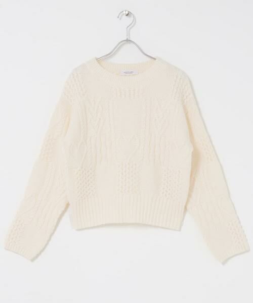 Sonny Label / サニーレーベル ニット・セーター | パッチワークハートケーブルニット | 詳細17