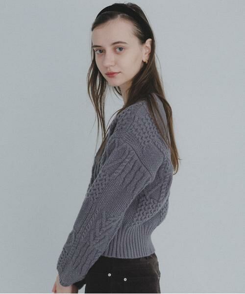 Sonny Label / サニーレーベル ニット・セーター | パッチワークハートケーブルニット | 詳細25