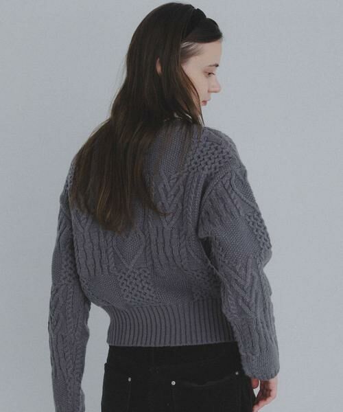 Sonny Label / サニーレーベル ニット・セーター | パッチワークハートケーブルニット | 詳細26