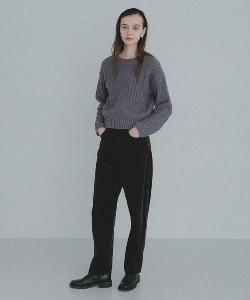 Sonny Label / サニーレーベル ニット・セーター | パッチワークハートケーブルニット | 詳細27