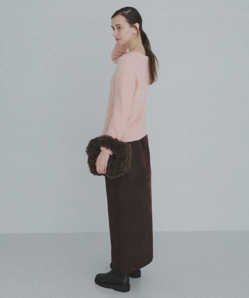 Sonny Label / サニーレーベル ニット・セーター | ラメフェザーVネックニットプルオーバー | 詳細7