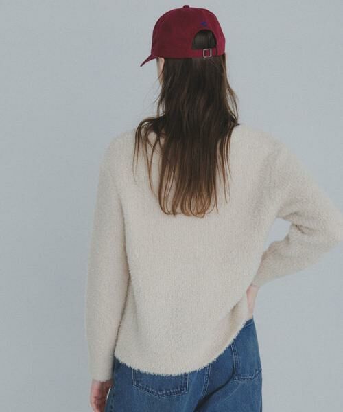 Sonny Label / サニーレーベル ニット・セーター | ラメフェザーVネックニットプルオーバー | 詳細17