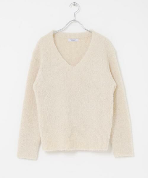 Sonny Label / サニーレーベル ニット・セーター | ラメフェザーVネックニットプルオーバー | 詳細20