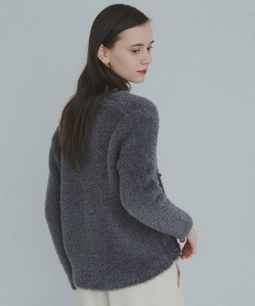 Sonny Label / サニーレーベル ニット・セーター | ラメフェザーVネックニットプルオーバー | 詳細25