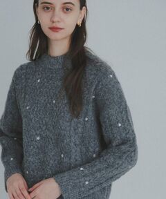 Sonny Label / サニーレーベル ニット・セーター | 刺繍ケーブルニット