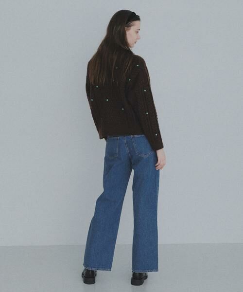 Sonny Label / サニーレーベル ニット・セーター | 刺繍ケーブルニット | 詳細7