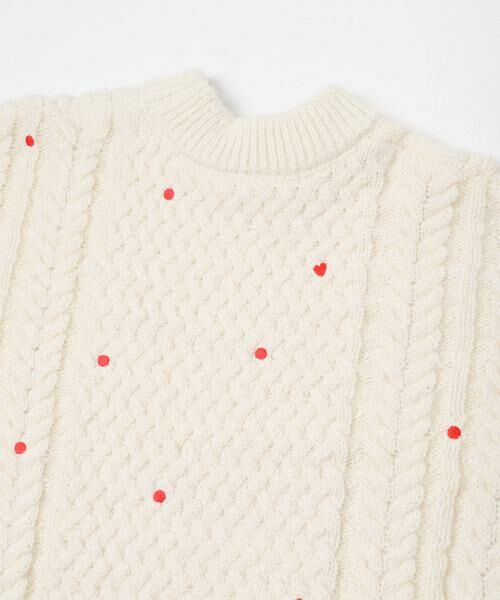 Sonny Label / サニーレーベル ニット・セーター | 刺繍ケーブルニット | 詳細21