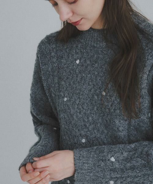 Sonny Label / サニーレーベル ニット・セーター | 刺繍ケーブルニット | 詳細25