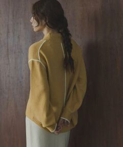 Sonny Label / サニーレーベル ニット・セーター | バックラウンドカラーシームニットプルオーバー