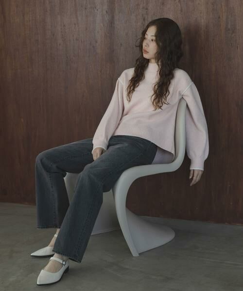 Sonny Label / サニーレーベル ニット・セーター | バックラウンドカラーシームニットプルオーバー | 詳細16