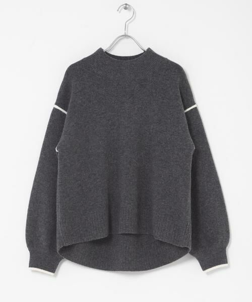 Sonny Label / サニーレーベル ニット・セーター | バックラウンドカラーシームニットプルオーバー | 詳細26