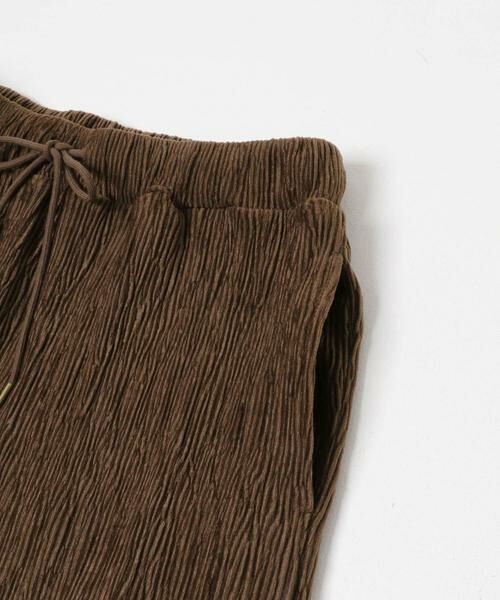 Sonny Label / サニーレーベル その他パンツ | ベロアプリーツイージーカットパンツ | 詳細9